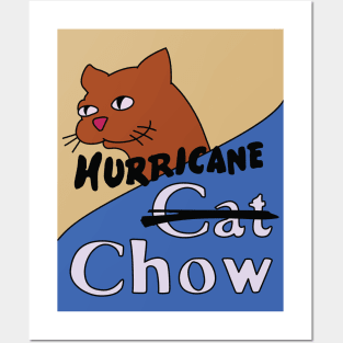 Hurricane Cat Chow Logo Posters and Art